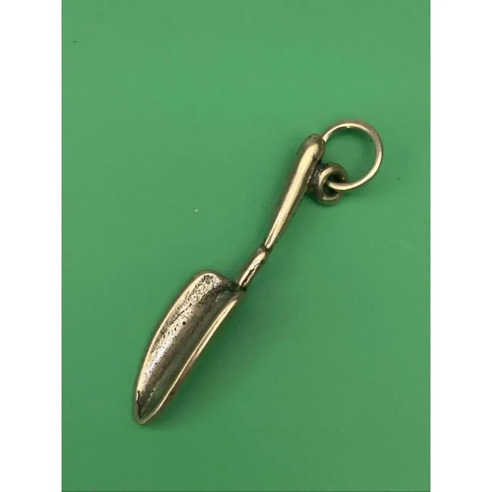 Garden Trowel Sterling Silver Jewelry Charm #plants